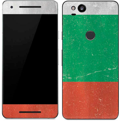 Bulgarian Flag Distressed Google Pixel 2 Skin